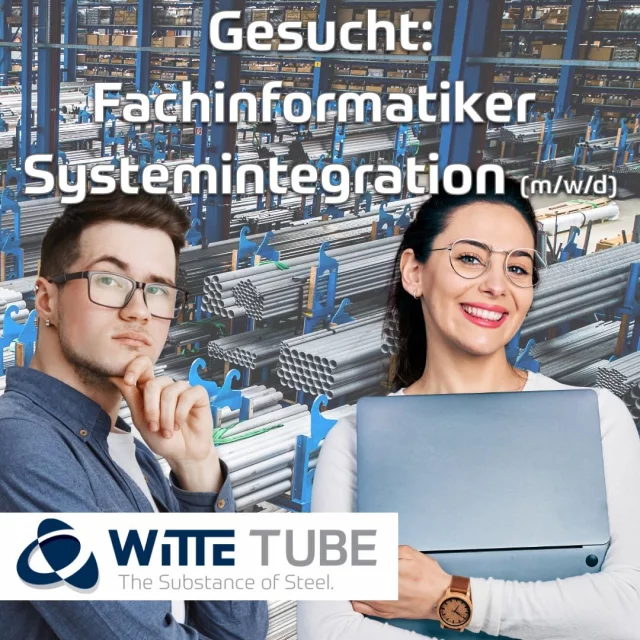 WITTE TUBE + PIPE SYSTEMS GMBH ist einer der größten und renommiertesten Spezialstahllagerhalter Europas. Für unseren Un...