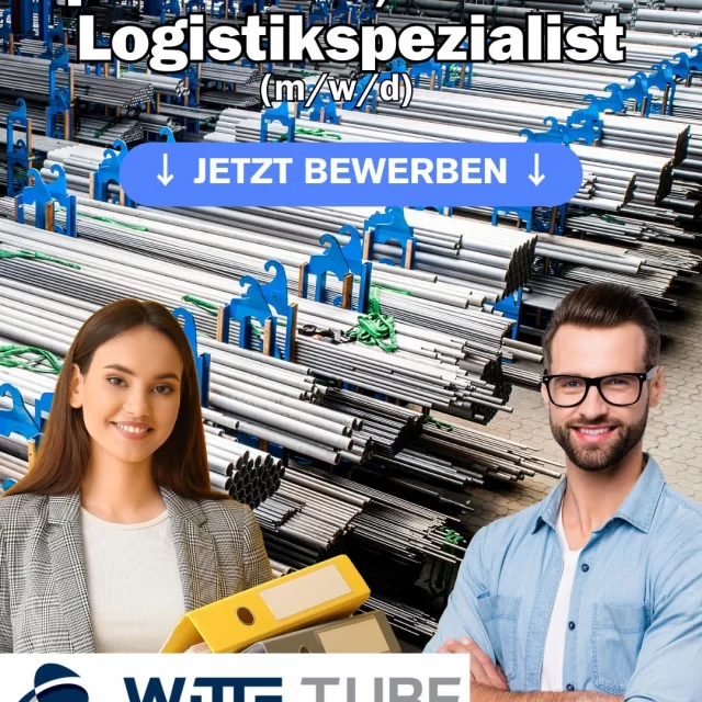 ?? Logistik ist dein Zuhause? Zoll und Export sind dein Ding? Dann komm zu WITTE TUBE + PIPE SYSTEMS nach Rastede und ...